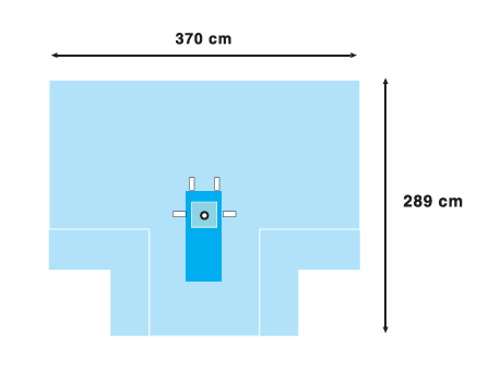 Coverline Простирадло для хірургії рук 289 х 370см